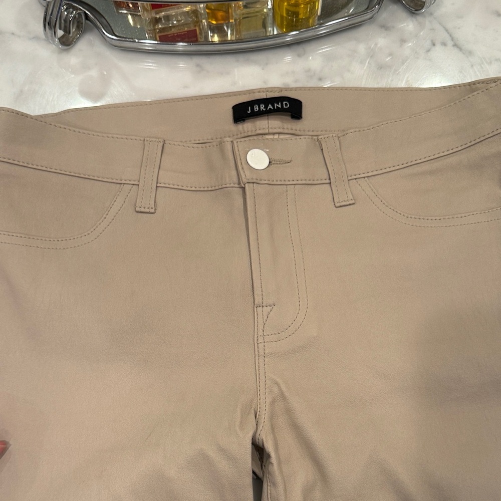 J Brand Women's Cropped Ankle Pants in Beige